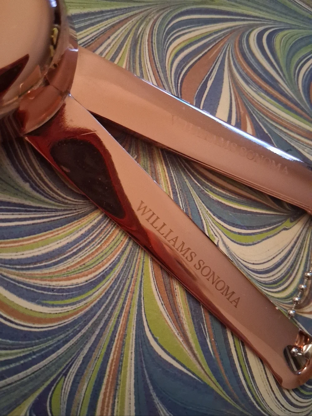 Williams-Sonoma Copper Measuring Spoons NEW
